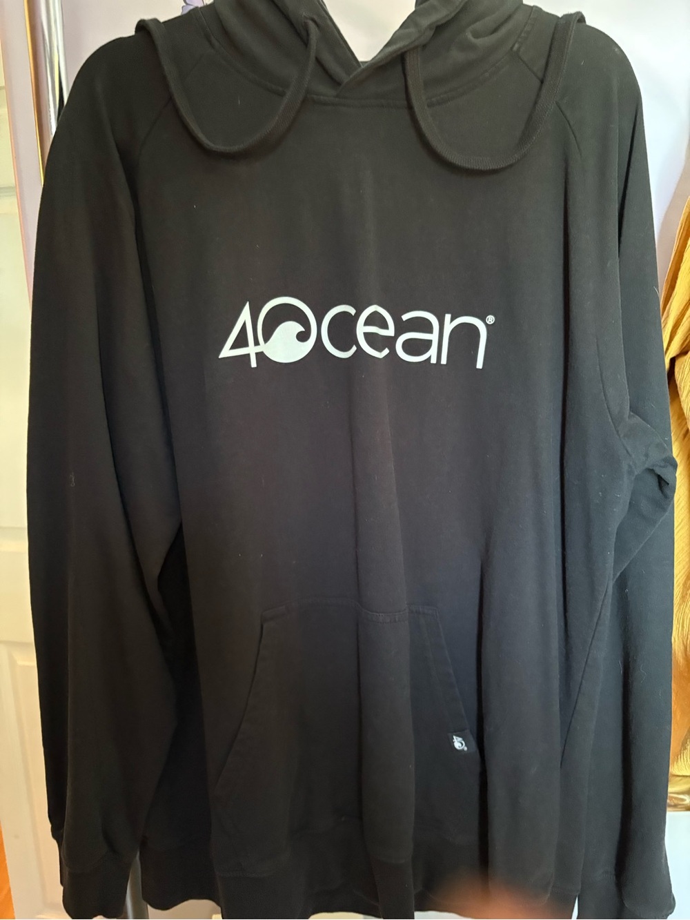 4 Ocean Women's Black Logo Pullover Hoodie